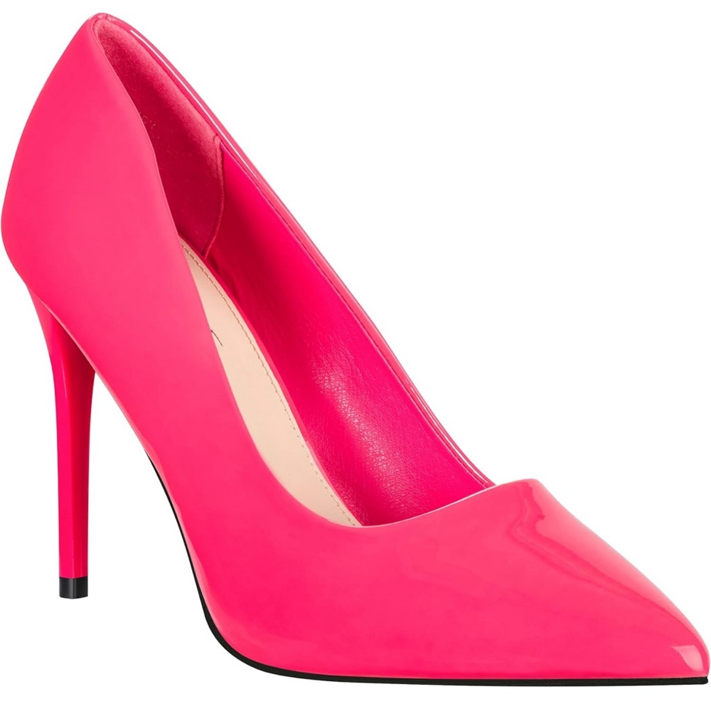Illude Women's Pink High Heel Pumps Stiletto Heels Pointed Toe Pumps shoes 8